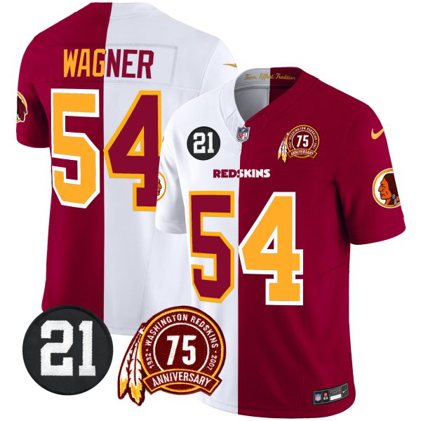 Men's Washington Redskins 75th & Sean Taylor Patch Vapor Limited Jersey - All Stitched - Image 50