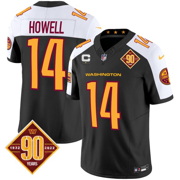 Men's Washington Commanders 90th Anniversary Patch Vapor Jersey V3 - All Stitched - Image 6
