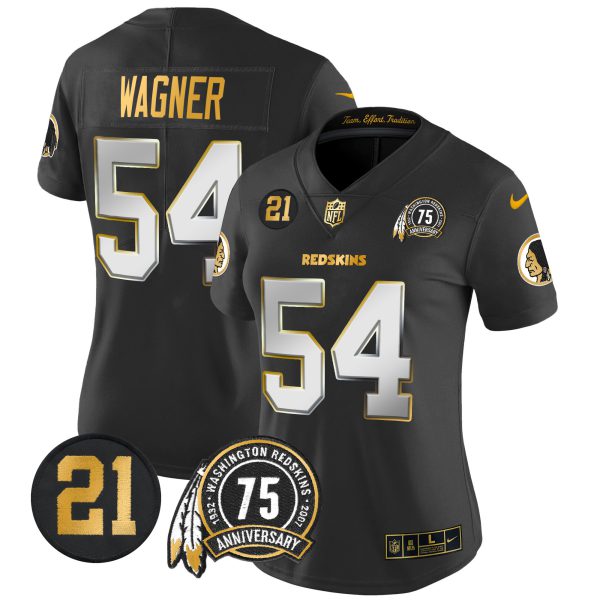 Women's Washington Redskins 75th & Sean Taylor Patch Gold Vapor Limited Jersey - All Stitched - Image 29