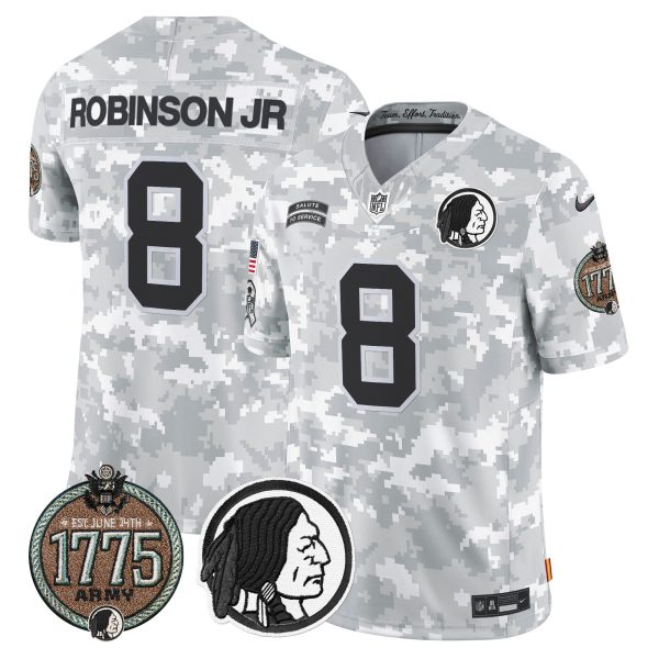 Men's Washington Redskins 2024 Salute to Service Establishment Year Patch Vapor Limited Jersey - All Stitched - Image 11