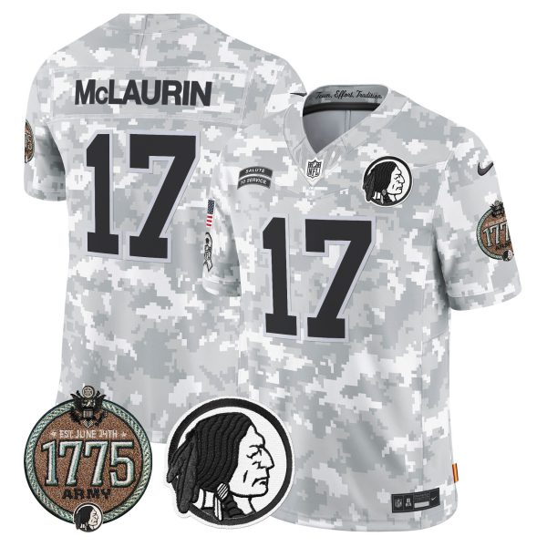 Men's Washington Redskins 2024 Salute to Service Establishment Year Patch Vapor Limited Jersey - All Stitched - Image 14