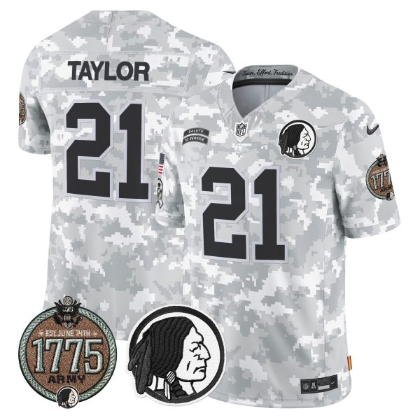 Men's Washington Redskins 2024 Salute to Service Establishment Year Patch Vapor Limited Jersey - All Stitched - Image 15