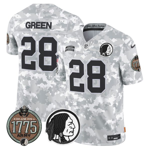 Men's Washington Redskins 2024 Salute to Service Establishment Year Patch Vapor Limited Jersey - All Stitched - Image 16
