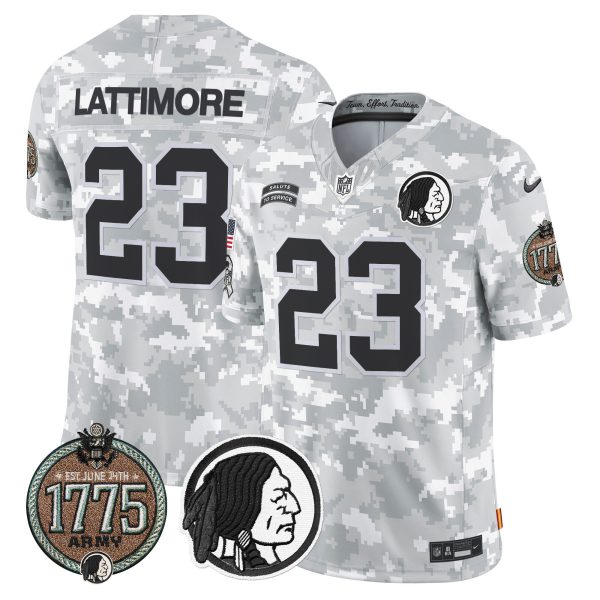 Men's Washington Redskins 2024 Salute to Service Establishment Year Patch Vapor Limited Jersey - All Stitched - Image 17