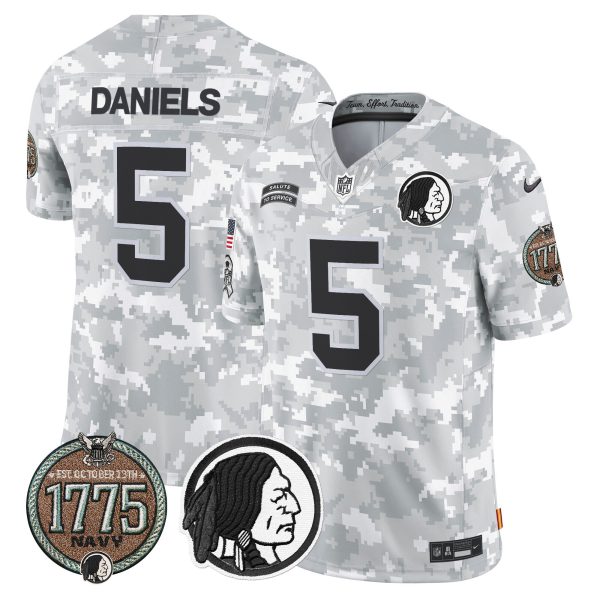 Men's Washington Redskins 2024 Salute to Service Establishment Year Patch Vapor Limited Jersey - All Stitched - Image 19