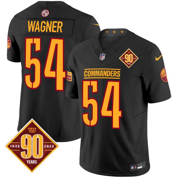 Men's Washington Commanders 90th Anniversary Patch Vapor Limited Jersey - All Stitched - Image 26