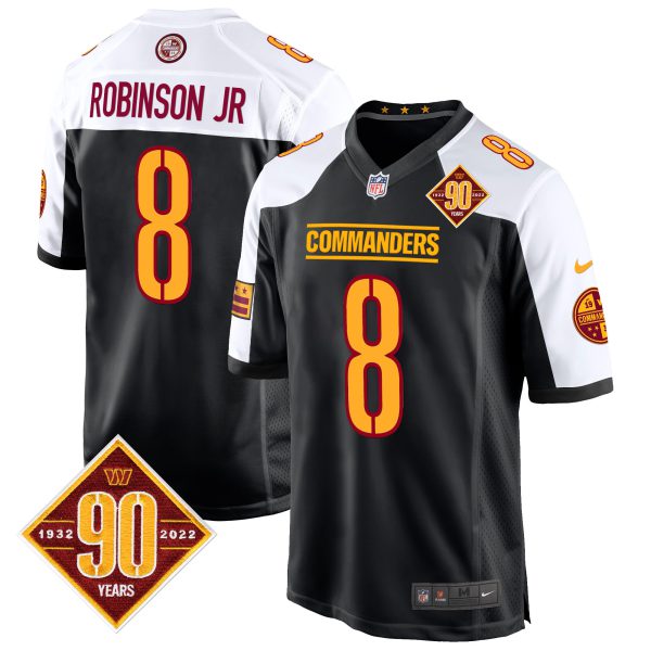 Men's Washington Commanders 90th Anniversary Patch Game Jersey - All Stitched - Image 9