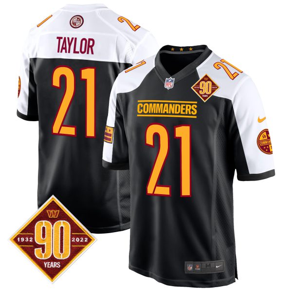 Men's Washington Commanders 90th Anniversary Patch Game Jersey - All Stitched - Image 13