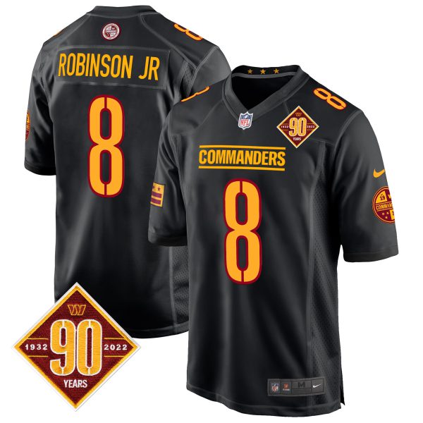 Men's Washington Commanders 90th Anniversary Patch Game Jersey - All Stitched - Image 16