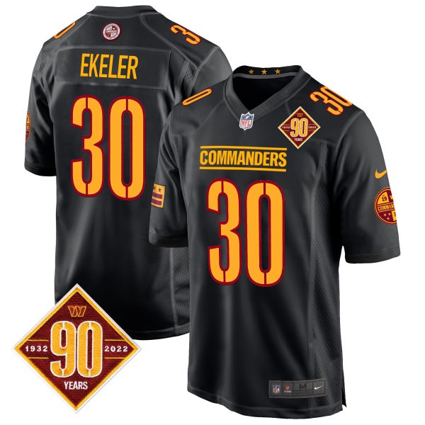 Men's Washington Commanders 90th Anniversary Patch Game Jersey - All Stitched - Image 17