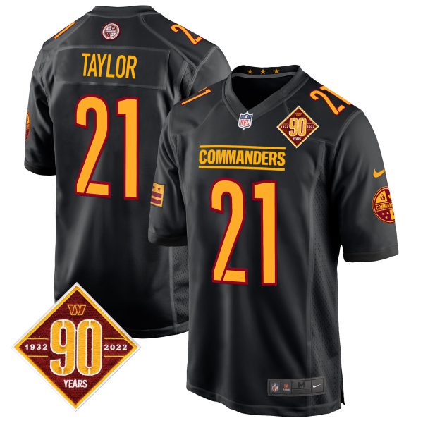 Men's Washington Commanders 90th Anniversary Patch Game Jersey - All Stitched - Image 20