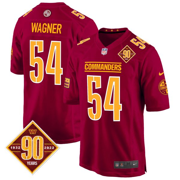 Men's Washington Commanders 90th Anniversary Patch Game Jersey - All Stitched - Image 25