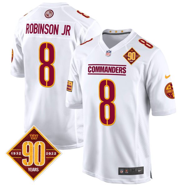 Men's Washington Commanders 90th Anniversary Patch Game Jersey - All Stitched - Image 30