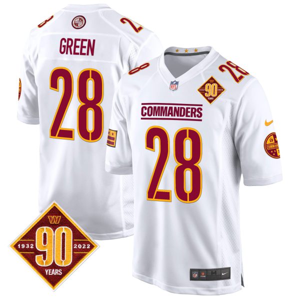 Men's Washington Commanders 90th Anniversary Patch Game Jersey - All Stitched - Image 35
