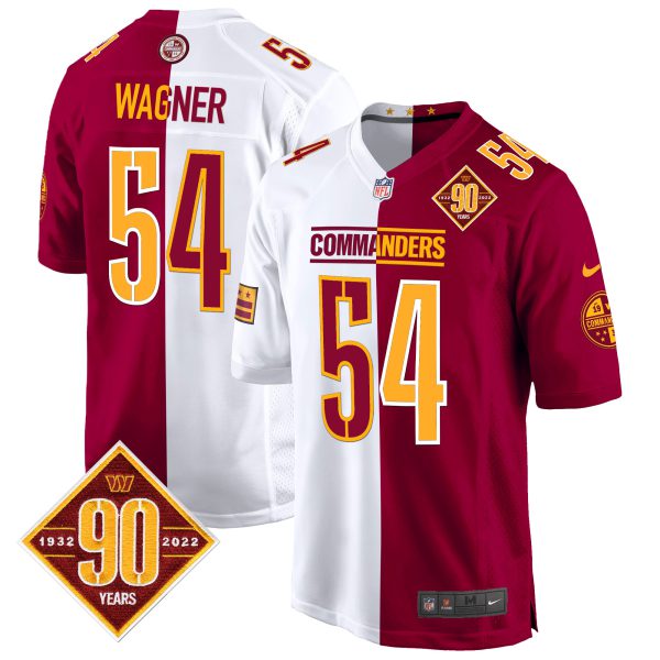 Men's Washington Commanders 90th Anniversary Patch Game Jersey - All Stitched - Image 39