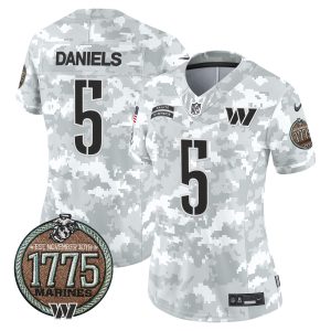Women's Washington Commanders 2024 Salute to Service Establishment Year Patch Vapor Limited Jersey - All Stitched