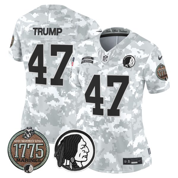 Women's Washington Redskins 2024 Salute to Service Establishment Year Patch Vapor Limited Jersey - All Stitched - Image 9