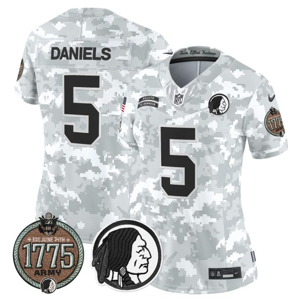 Women's Washington Redskins 2024 Salute to Service Establishment Year Patch Vapor Limited Jersey - All Stitched - Image 10