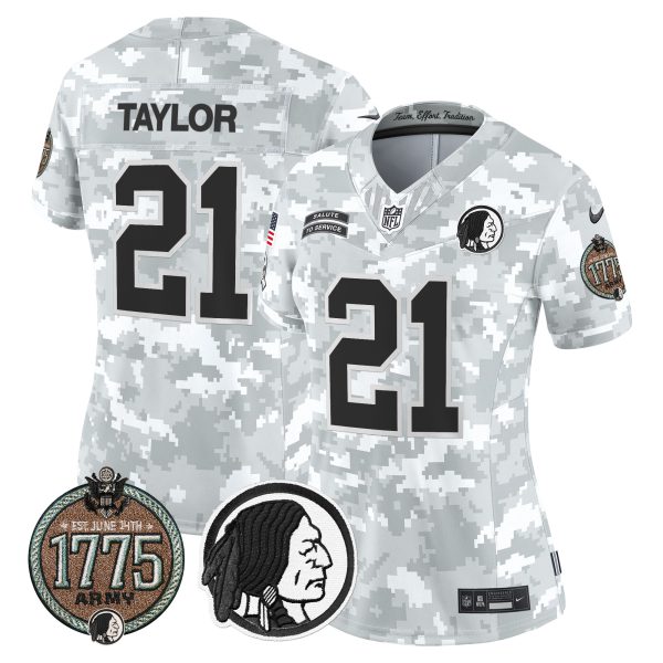 Women's Washington Redskins 2024 Salute to Service Establishment Year Patch Vapor Limited Jersey - All Stitched - Image 15