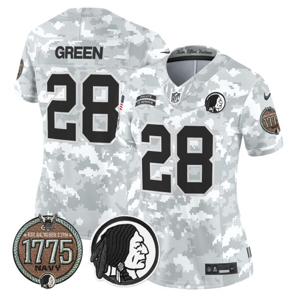Women's Washington Redskins 2024 Salute to Service Establishment Year Patch Vapor Limited Jersey - All Stitched - Image 25