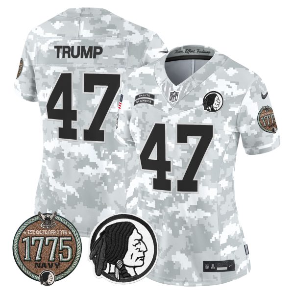 Women's Washington Redskins 2024 Salute to Service Establishment Year Patch Vapor Limited Jersey - All Stitched - Image 27