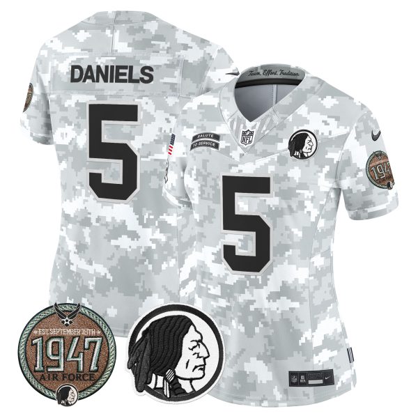 Women's Washington Redskins 2024 Salute to Service Establishment Year Patch Vapor Limited Jersey - All Stitched - Image 28