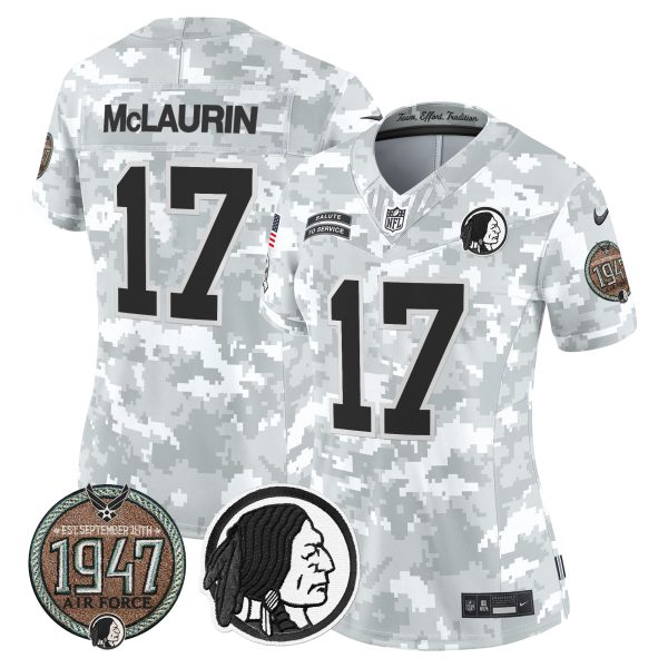Women's Washington Redskins 2024 Salute to Service Establishment Year Patch Vapor Limited Jersey - All Stitched - Image 32