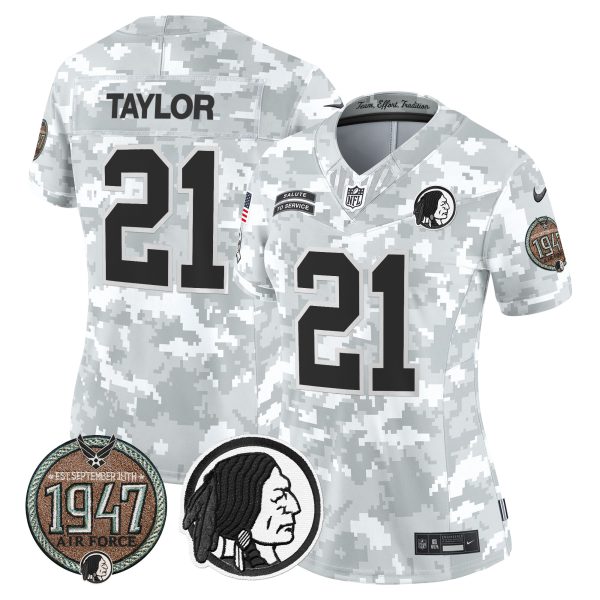 Women's Washington Redskins 2024 Salute to Service Establishment Year Patch Vapor Limited Jersey - All Stitched - Image 33