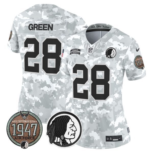 Women's Washington Redskins 2024 Salute to Service Establishment Year Patch Vapor Limited Jersey - All Stitched - Image 34