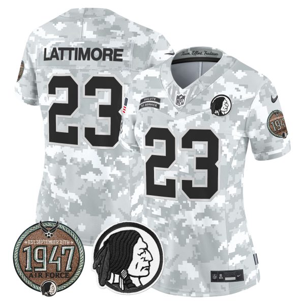 Women's Washington Redskins 2024 Salute to Service Establishment Year Patch Vapor Limited Jersey - All Stitched - Image 35