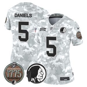Women's Washington Redskins 2024 Salute to Service Establishment Year Patch Vapor Limited Jersey - All Stitched