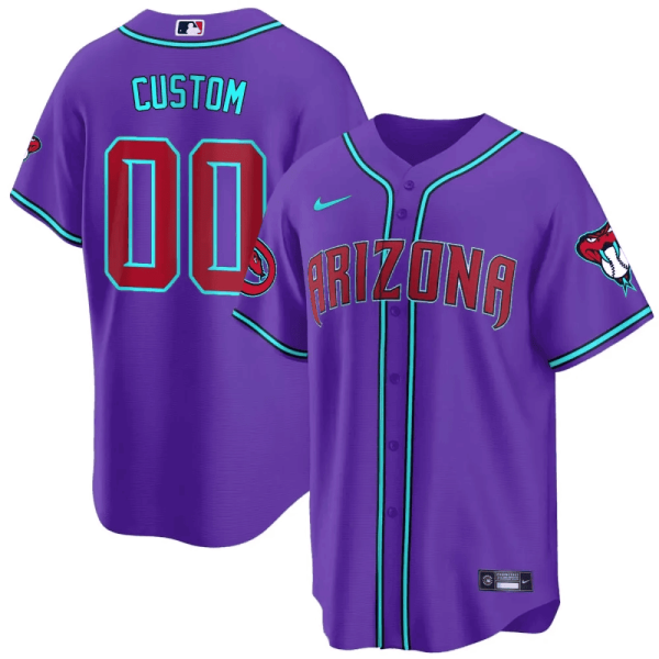 Arizona Diamondbacks 2024 Cool Base Custom Jersey V2 - All Stitched - Image 2