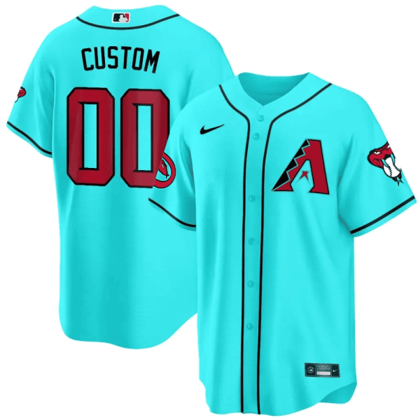 Arizona Diamondbacks 2024 Cool Base Custom Jersey V2 - All Stitched - Image 3