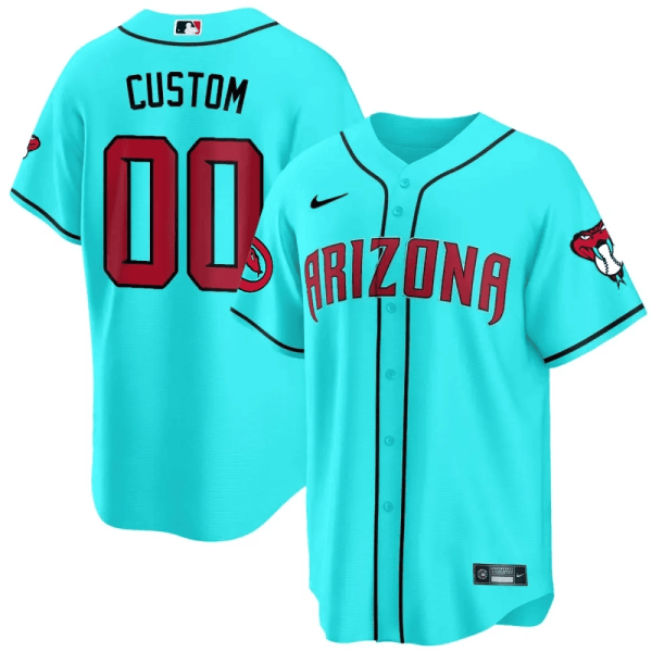 Arizona Diamondbacks 2024 Cool Base Custom Jersey V2 - All Stitched - Image 4