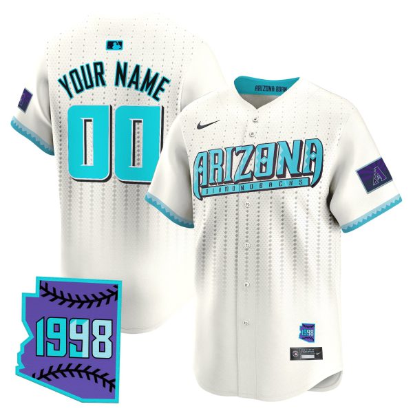 Arizona Diamondbacks 2025 City Connect Vapor Premier Limited Custom Jersey - Stitched - Image 3