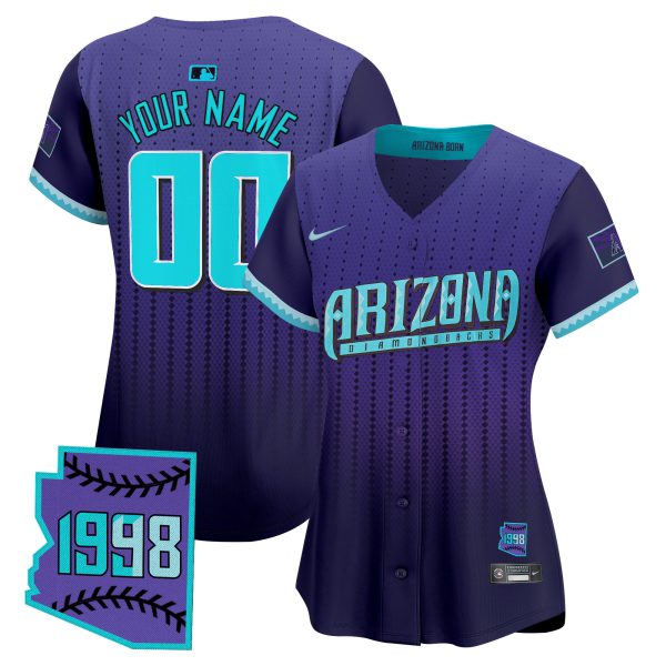 Arizona Diamondbacks 2025 City Connect Vapor Premier Limited Custom Jersey - Stitched - Image 4