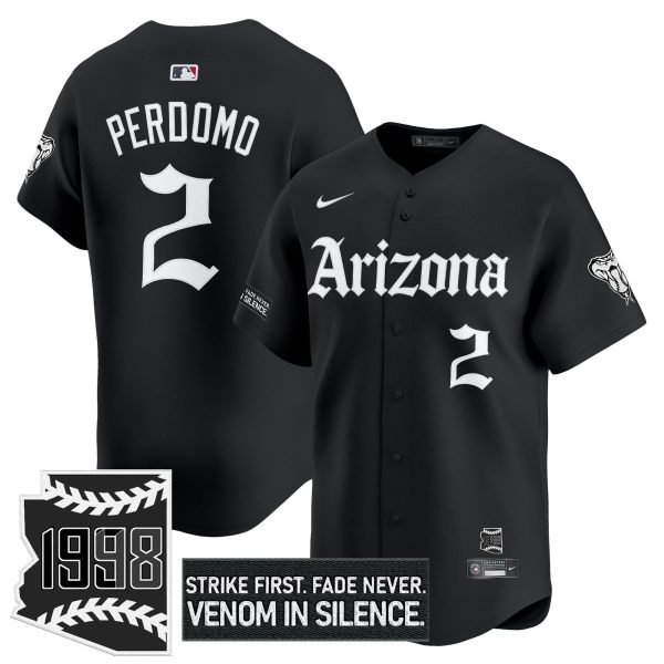 Men's Arizona Diamondbacks 'Gothic Desert Fang Edition' Vapor Premier Limited Jersey - All Stitched - Image 2