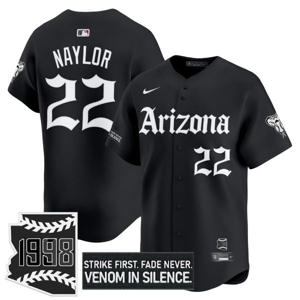 Men's Arizona Diamondbacks 'Gothic Desert Fang Edition' Vapor Premier Limited Jersey - All Stitched - Image 3