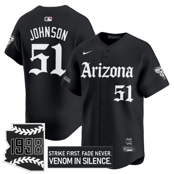 Men's Arizona Diamondbacks 'Gothic Desert Fang Edition' Vapor Premier Limited Jersey - All Stitched - Image 7