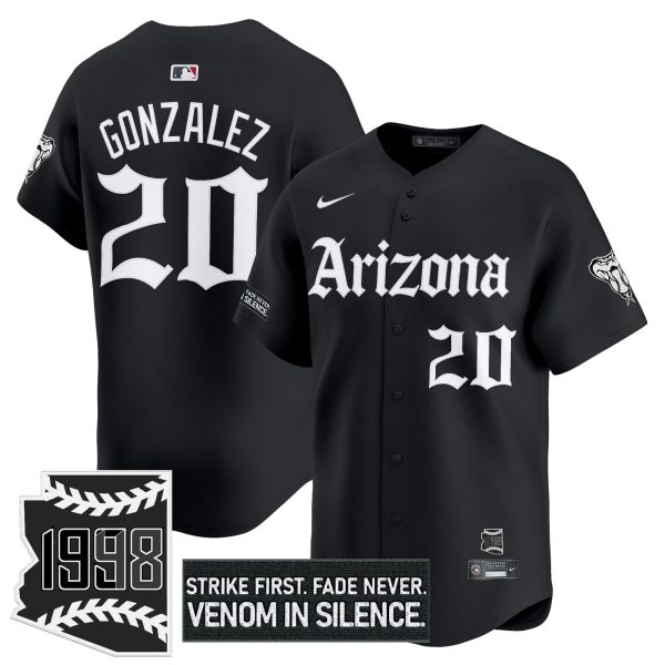 Men's Arizona Diamondbacks 'Gothic Desert Fang Edition' Vapor Premier Limited Jersey - All Stitched - Image 8