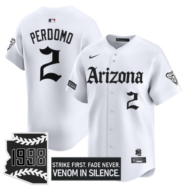 Men's Arizona Diamondbacks 'Gothic Desert Fang Edition' Vapor Premier Limited Jersey - All Stitched - Image 11