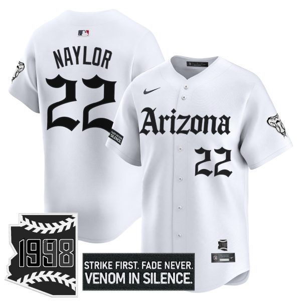 Men's Arizona Diamondbacks 'Gothic Desert Fang Edition' Vapor Premier Limited Jersey - All Stitched - Image 12