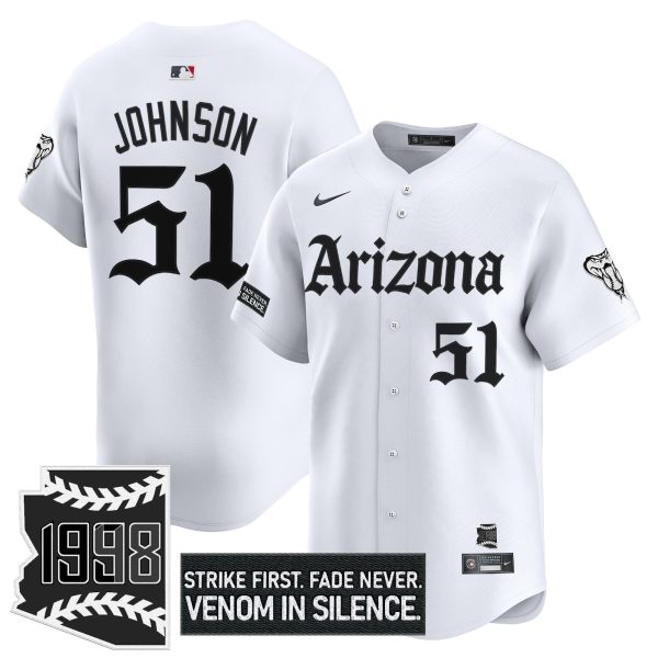Men's Arizona Diamondbacks 'Gothic Desert Fang Edition' Vapor Premier Limited Jersey - All Stitched - Image 16