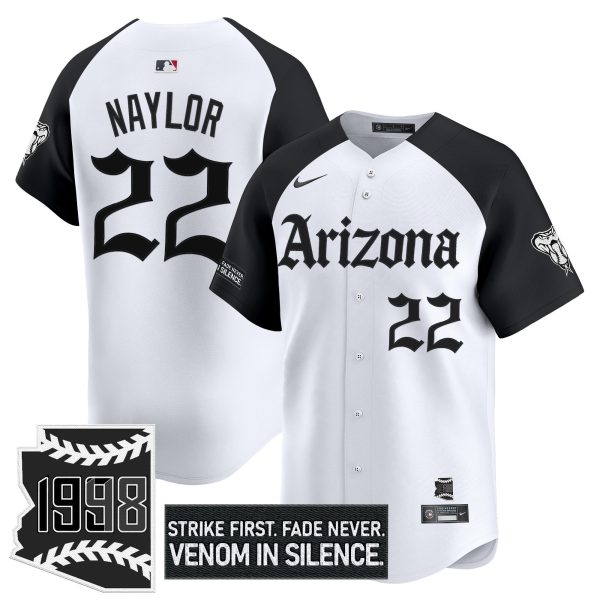 Men's Arizona Diamondbacks 'Gothic Desert Fang Edition' Vapor Premier Limited Jersey - All Stitched - Image 21
