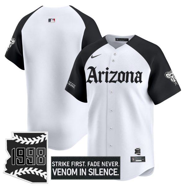 Men's Arizona Diamondbacks 'Gothic Desert Fang Edition' Vapor Premier Limited Jersey - All Stitched - Image 27