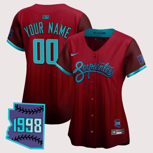 Arizona Diamondbacks 2025 City Connect Vapor Premier Limited Custom Jersey V2 - Stitched - Image 7