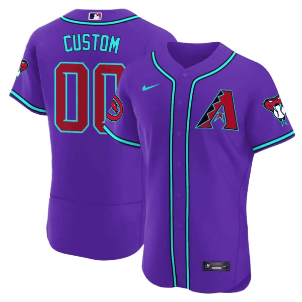 Arizona Diamondbacks 2024 Flex Base Custom Jersey V2 - All Stitched - Image 3