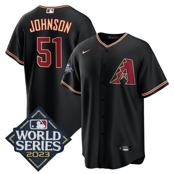 Men's Diamondbacks Black 2023 World Series Jersey - All Stitched - Image 10