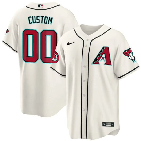 Arizona Diamondbacks 2024 Cool Base Custom Jersey - All Stitched - Image 3