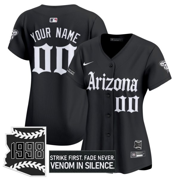 Arizona Diamondbacks 'Gothic Desert Fang Edition' Vapor Premier Limited Custom Jersey - All Stitched - Image 4